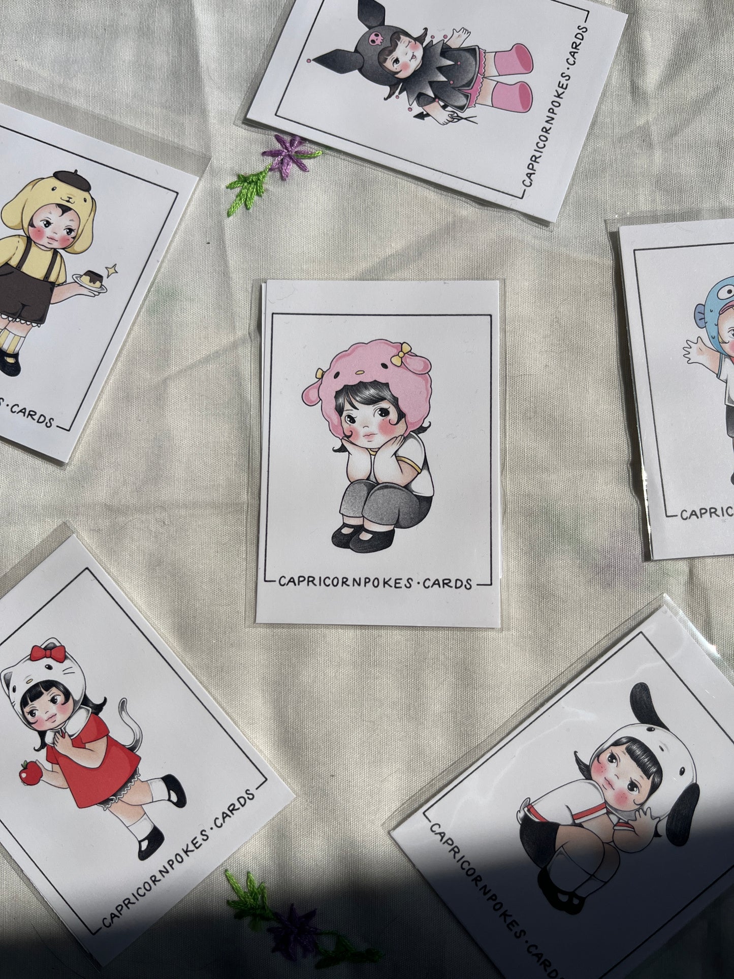Sanrio x Kewpie Mini Print Set