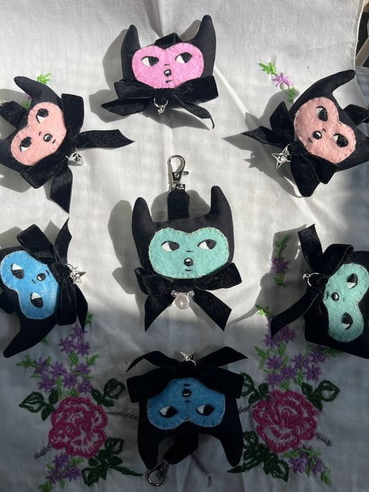 Green Devilish Bag Charm
