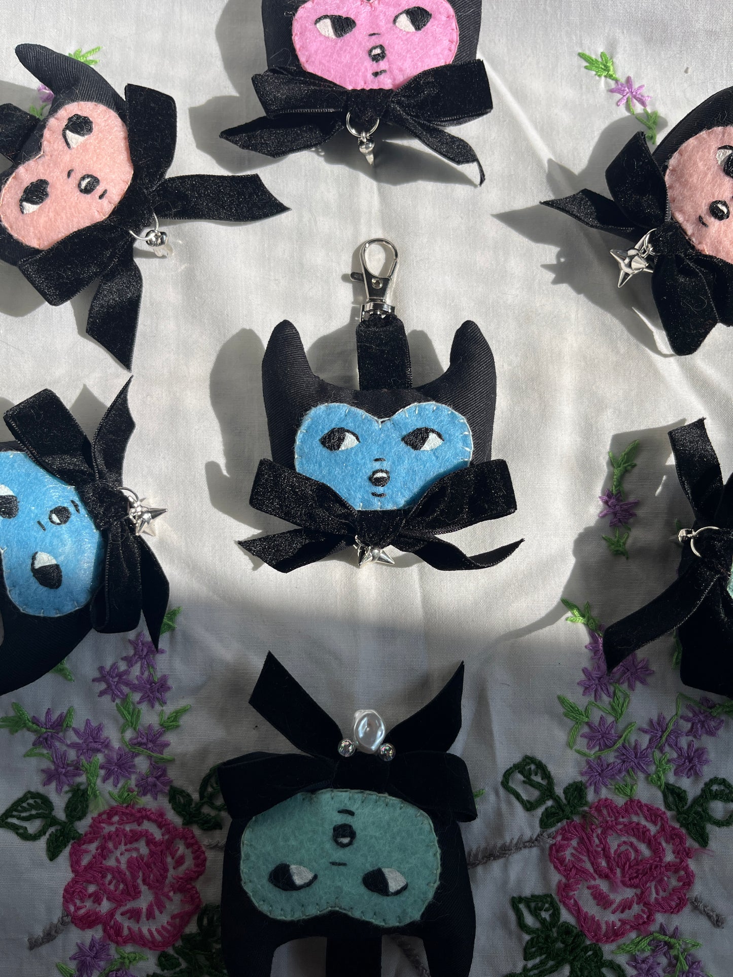 Blue Devilish Bag Charm